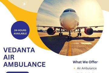 Take Vedanta Air Ambulance in Kolkata with Superior Medical Amenities