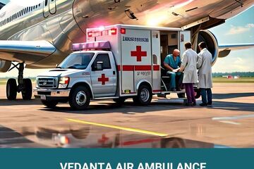 Use Life-Care Vedanta Air Ambulance Service in Jamshedpur for Quick Transfer of Patient